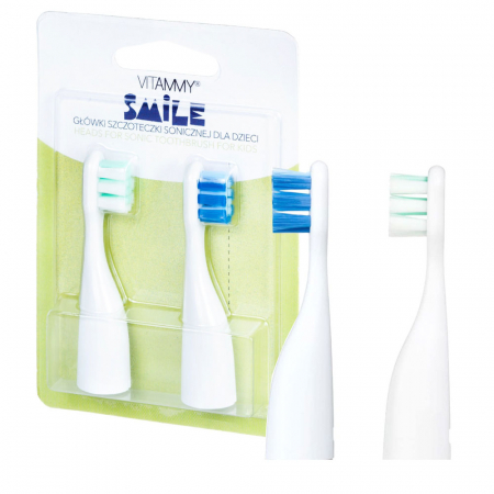 Set 2 rezerve periuta de dinti VITAMMY Smile, Verde-Albastru [3]