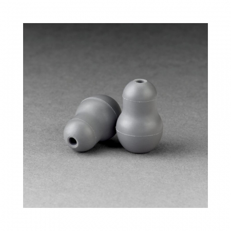 Set 4 olive auriculare pentru stetoscoape Littmann, mari si mici, moi, auto-sigilabile, 40002, Gri [1]