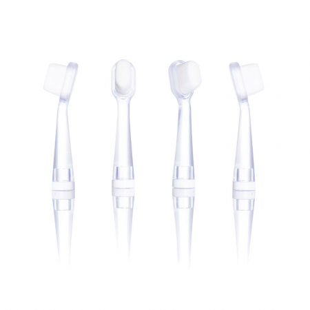 Set 4 rezerve periuta de dinti Vitammy Bunny, fibre nano, Alb [1]