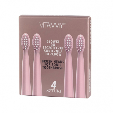 Set 4 rezerve periuta de dinti VITAMMY Harmony, Roz, TH1811-4 Rose [4]