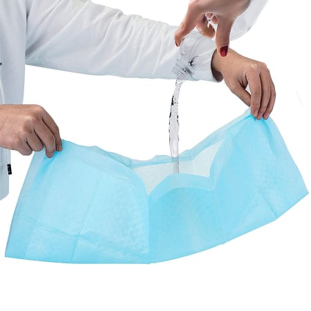 Aleze (paturici) absorbante de unica folosinta MEDLINE, protectii pentru pat, 60x90 cm, 100 buc [2]