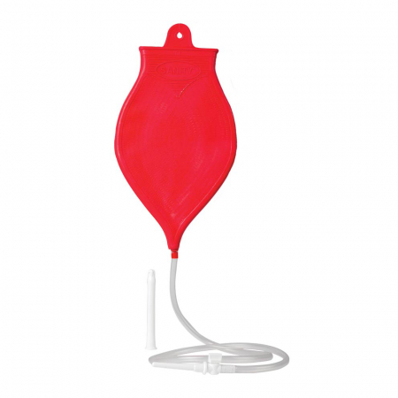 Set enteroclisma Sanity Hydroterapia Start pentru irigare vaginala si intestinala, capacitate 1.2 l, Rosu [1]