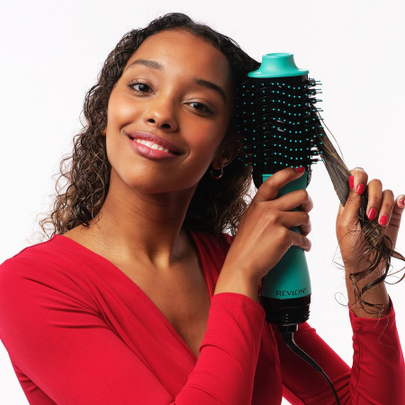 Set perie electrica fixa REVLON One-Step Hair Dryer & Volumizer RVDR5222TE teal si geanta transport RedLine Case One - Copie [7]