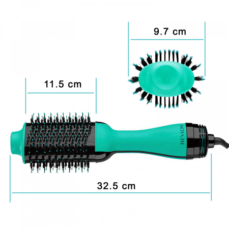 Set perie electrica fixa REVLON One-Step Hair Dryer & Volumizer RVDR5222TE teal si geanta transport RedLine Case One - Copie [2]