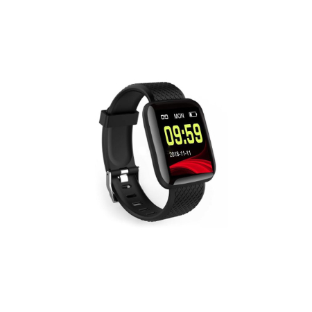 Electrocasnice & climatizare - Bratara fitness M116S, smart band, Bluetooth 4.0, display 1.3 inch color, functie pedometru, masurare oxigen in sange, monitorizare ritm cardiac si somn, notificari aplicatii, USB, rezistenta apa