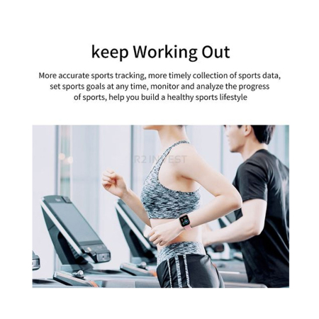 Smartwatch L18S Black, monitorizare puls, tensiune, nivel de oxigen din sange, somn, notificari din aplicatii, ecran 1.3 inch din sticla securizata, curea silicon, incarcare USB [4]