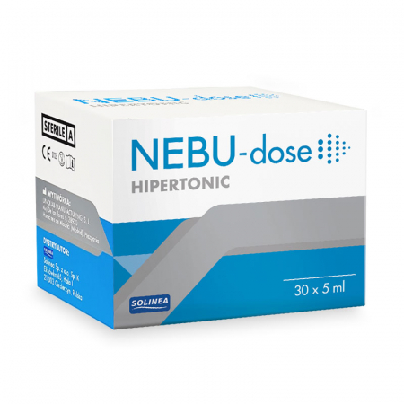 Solutie salina hipertonica Solinea NEBU-dose concentratie 3%, 30 monodoze x 5 ml [4]