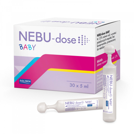 Solutie salina Solinea NEBU-dose Baby concentratie 1.5 %, 30 monodoze x 5 ml [0]