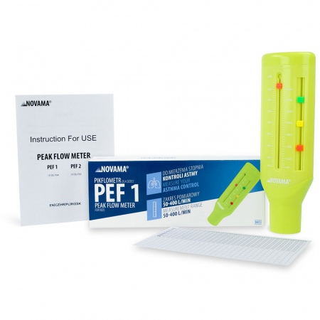 Spirometru portabil Novama PEF 1, peak flow meter, pentru copii, certificat, realizat din ABS, ideal pentru uz casnic sau in cabinetele de specialitate [5]