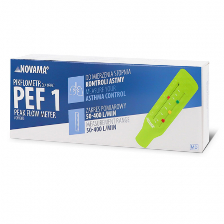 Spirometru portabil Novama PEF 1, peak flow meter, pentru copii, certificat, realizat din ABS, ideal pentru uz casnic sau in cabinetele de specialitate [3]