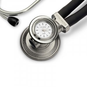 Stetoscop Little Doctor LD SteTime cu ceas, 2 tuburi, lungime tub 56cm, Negru/Inox [2]