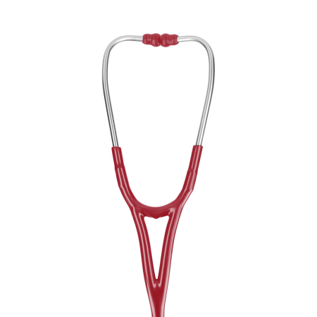 Stetoscop cardiologic Novama Expert, cap dublu din otel inoxidabil, 2 seturi de olive auriculare din silicon, o diafragma de schimb, Burgundy [2]