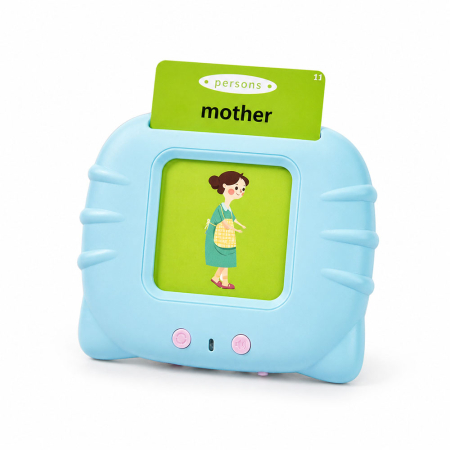 Tableta educativa pentru invatarea limbii engleze, cititor electronic interactiv, 224 carduri cuvinte si imagini, incarcare USB [1]