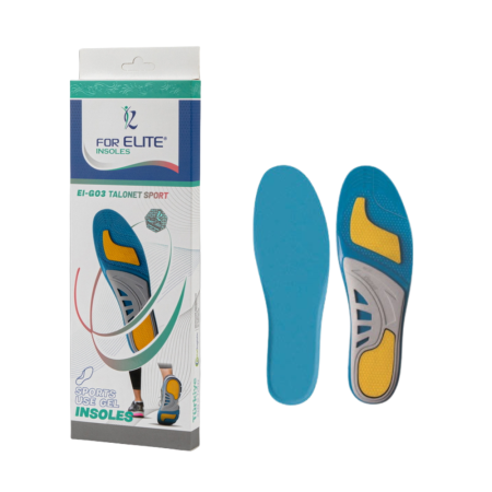 Ingrijire personala - Talonete For Elite Sports Use Gel, pentru barbati, tehnologie cu gel activ si structura 3D cu 3 densitati diferite, usor de decupat, marimea 40 - 45