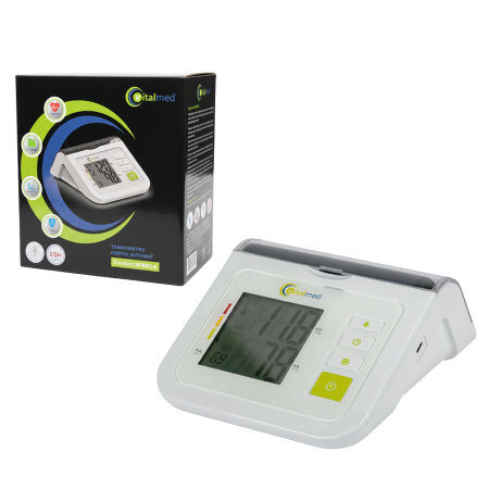 Tensiometre electronice - Tensiometru digital automat VitalMed Confort BP880A, memorare 2 utilizatori, 120 rezultate, detectare aritmie, manseta 22 - 42 cm