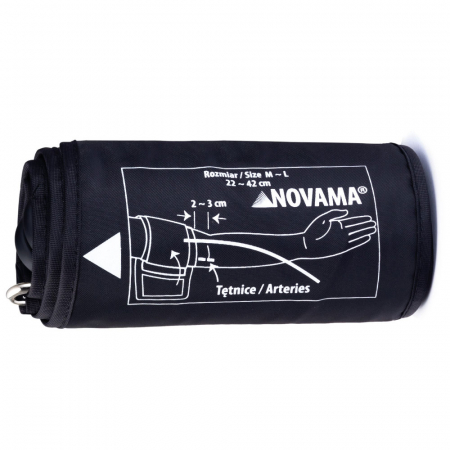 Tensiometru electronic de brat Novama Pro, masurare in timpul umflarii mansetei, 2 moduri de masurare, memorare 2 utilizatori x 90 rezultate, detectarea fibrilatiei atriale, manseta universala 22 - 42 cm, suport [5]