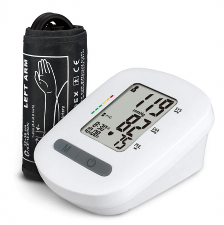 Tensiometru electronic de brat RedLine DBP-1351, manseta 22 - 36 cm, memorare 2 utilizatori, 120 seturi de memorie, Alb [4]