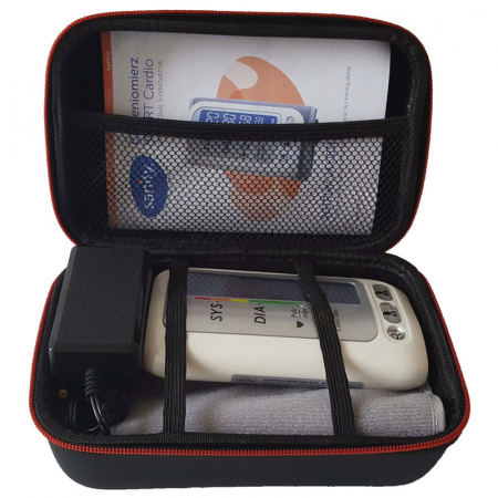 Tensiometru electronic de brat Sanity Smart Cardio, 120 memorii, Display LCD, sistolic - diastolic, Alb [3]