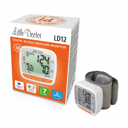 Tensiometru electronic de incheietura Little Doctor LD 12, detectare aritmie, indicator WHO, afisare data si ora [2]