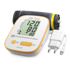 Tensiometru electronic de brat Little Doctor LD-521A, adaptor inclus, Algoritm IMS, memorare 90 de valori, manseta 22 - 42 cm, resigilat [2]