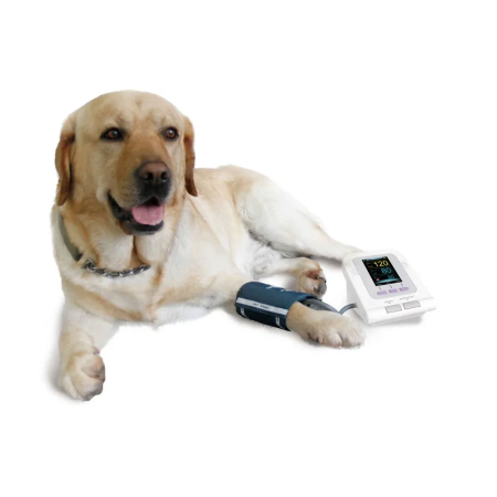 Tensiometru veterinar pentru animale Contec 08A-VET, 100 de seturi de masuratori, functie de alerta pentru valori anormale, ecran LCD color, oprire automata, manseta mica si mare [4]