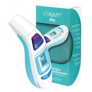 Termometru multifunctional digital Vitammy Sky, 4 in 1, tehnologie infrarosu, frunte si ureche [0]