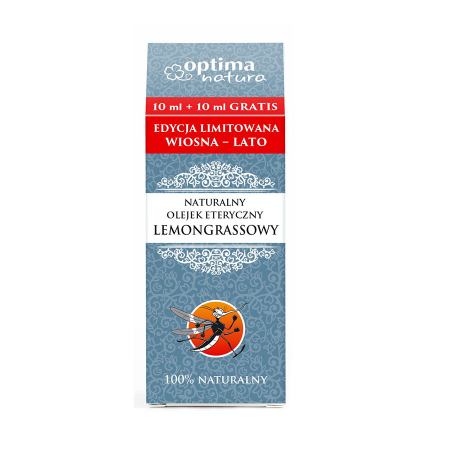 Ulei esential de Lemongrass, Optima Natura, 20ml, impotriva tantarilor [3]