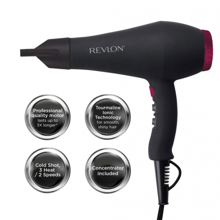 Uscator de par REVLON Smooth Brilliance RVDR5251E1, 2 viteze, 3 trepte de temperatura, resigilat [2]