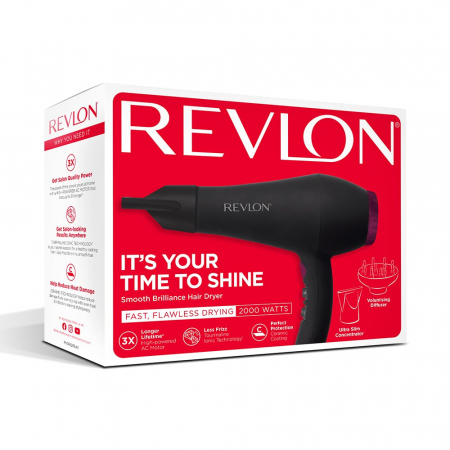 Uscator de par REVLON Smooth Brilliance RVDR5251E1, 2 viteze, 3 trepte de temperatura, resigilat [7]