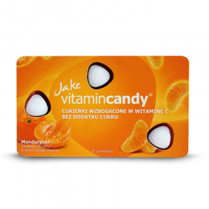Drajeuri fara zahar VitaminCandy cu Vitamina C si gust de mandarine, 18 g [0]