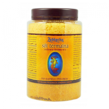 Ingrijire corp - Sare termala iodine-bromine Zablocka pentru peeling si baie, 1 kg