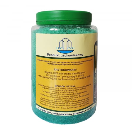 Sare termala SPA iodine-bromine Zablocka pentru baie, 1,2 kg [1]