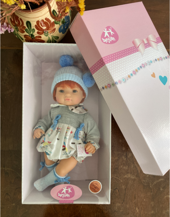 Papusa bebe baietel Mario, colectia Boutique, Berjuan handmade luxury dolls [3]