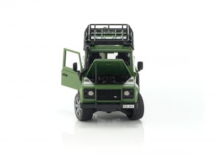 Jucarie Jeep Land Rover Defender verde Station Wagon Bruder [3]