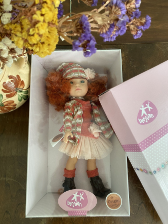 Papusa Pelirroja roscata, colectia MyGirl, Berjuan handmade luxury dolls [3]