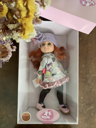 Papusa Pelirroja Lila, colectia My Girl, Berjuan handmade luxury dolls [2]
