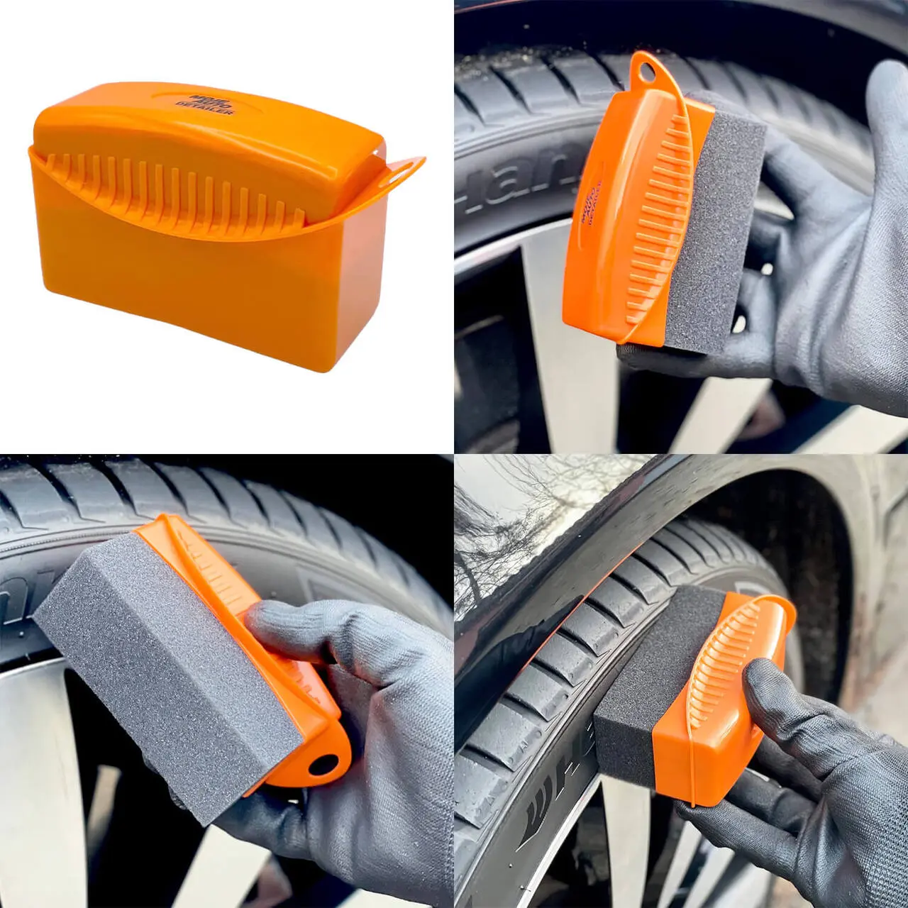 Burete aplicator dressing pentru anvelope auto in carcasa de plastic [4]