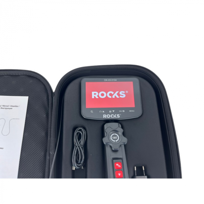Camera de inspectie HD cu cap mobil 3.9mm x 1m, li-po 3.7v, 5000mah PRO [3]