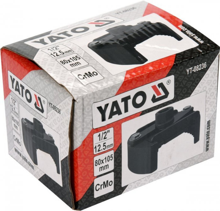 Cheie pentru filtre de ulei universala 1/2" - Ø 80 - 105mm [3]