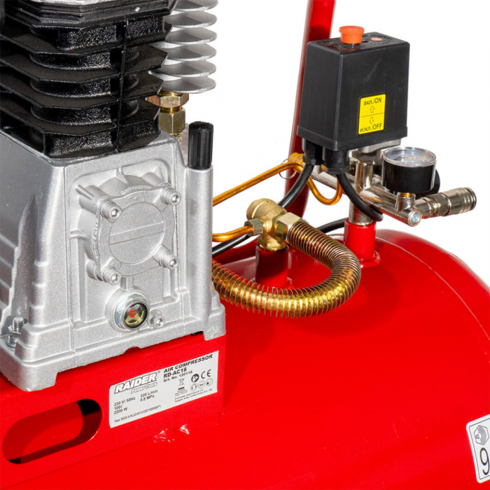 Compresor aer pe curea 100l 2.2kW 320l/min 2 pistoane [3]