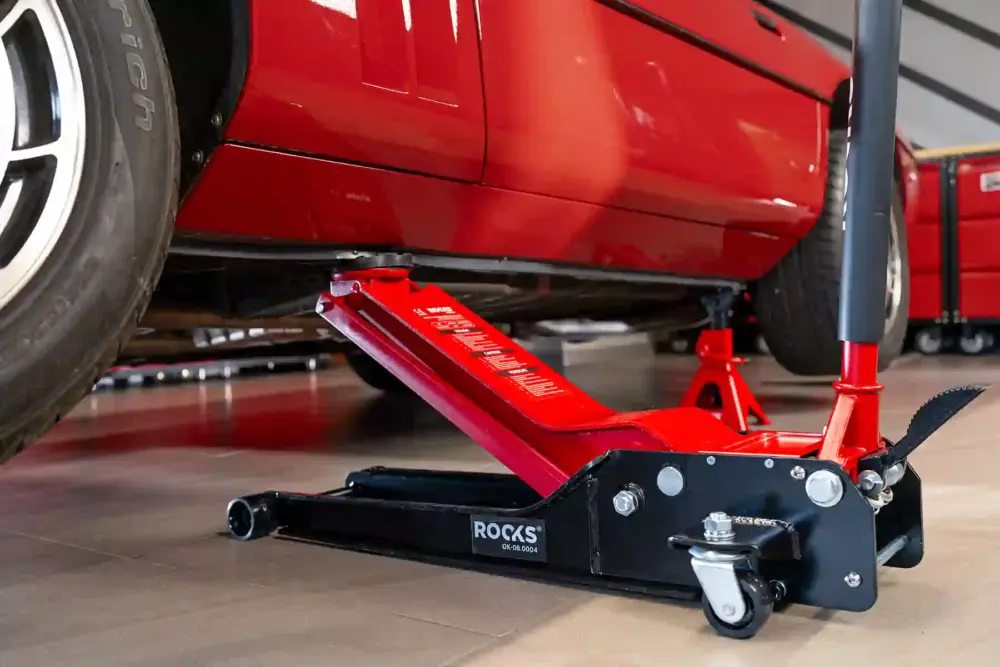 Cric hidraulic profesional tip crocodil cu talie super-joasa 2T ROOKS SUPER LOW 7-61 2 t [2]