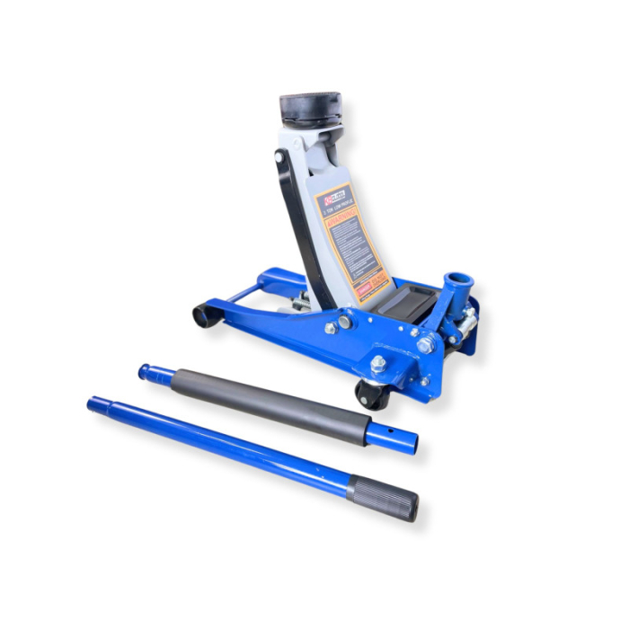 Cric hidraulic tip crocodil cu talie joasa,dublu cilindru(ridicare rapida) KbGlobal 3T 83-465mm [7]