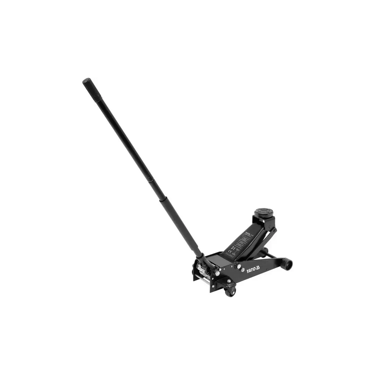 Cric hidraulic tip crocodil cu talie joasa YATO 3T 2 pistoane 130-465mm [6]
