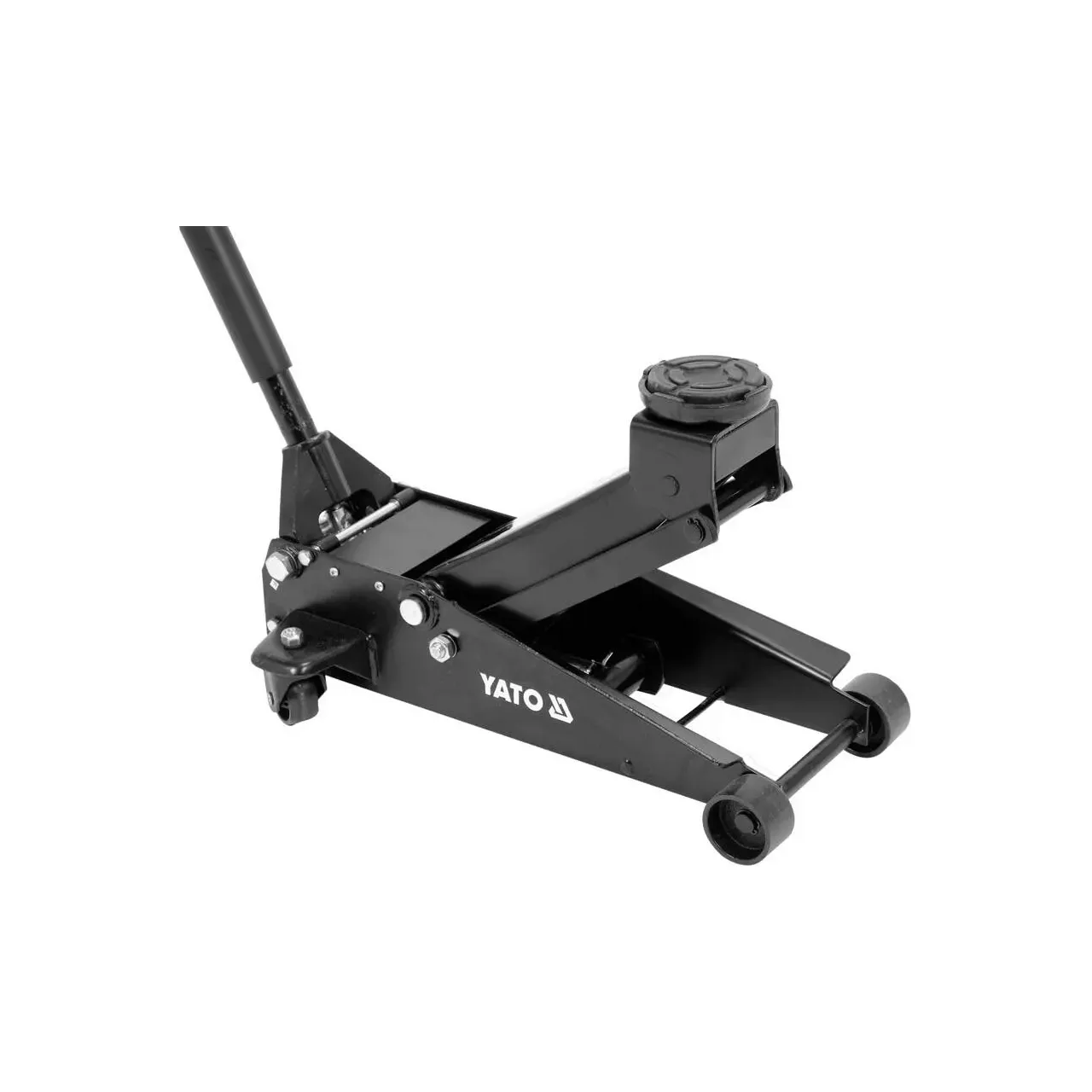 Cric hidraulic tip crocodil cu talie joasa YATO 3T 2 pistoane 130-465mm [2]