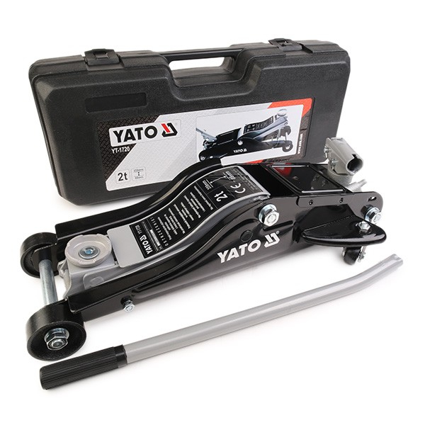 Cric hidraulic tip crocodil cu talie joasa Yato din aluminiu 2T 89-359 mm [1]