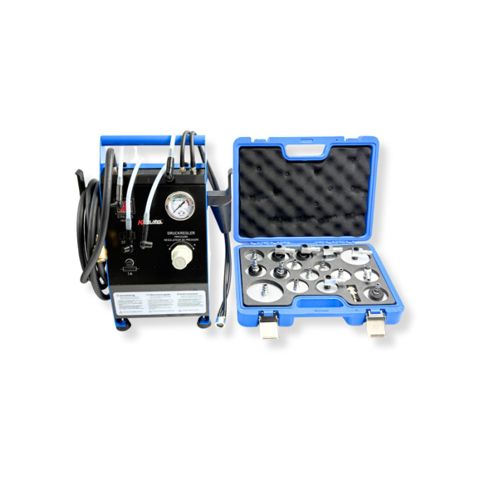 Dispozitiv electric pentru aerisit si inlocuit lichid frana cu adaptoare [1]