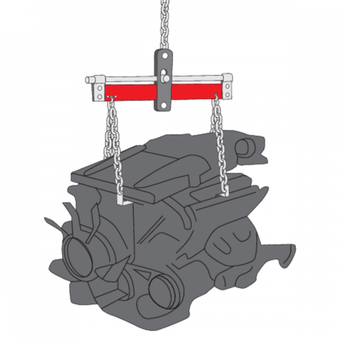Dispozitiv reglabil pentru echilibrare motor 680kg [2]