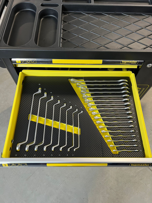 Dulap echipat cu scule 7 sertare 219 piese TopMaster Pro [5]