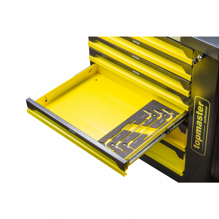 Dulap pentru scule 7 sertare echipat 182 piese TopMaster Pro [8]