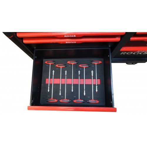 Dulap profesional dublu echipat cu 488 scule Rooks XXL [10]